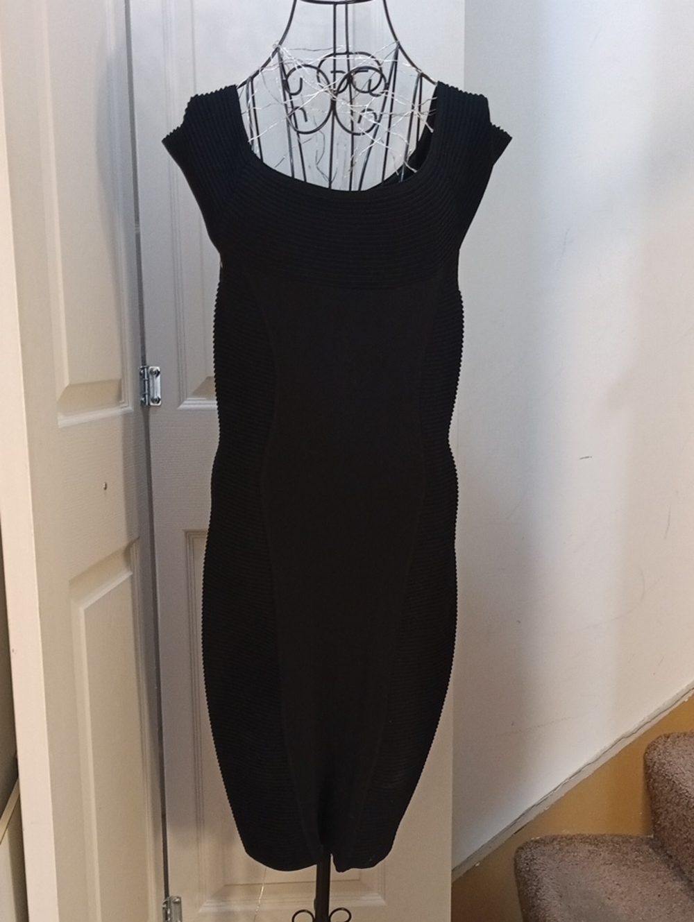 Classic Black Bodycon Dress - Women